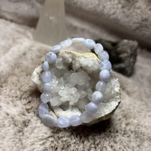 Armband - Chalcedoon getrommeld 6-8 mm