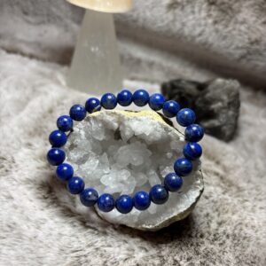 Armband - sodaliet kogel 8 mm