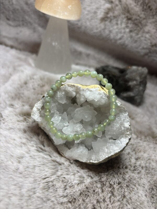 Kinderarmband - groene aventurijn kogel 4 mm