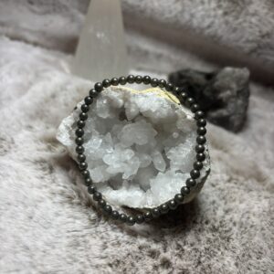 Armband - pyriet kogel 4 mm