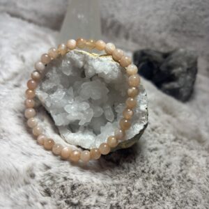 Armband - zonnesteen kogel 6 mm