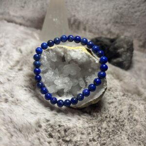 Armband - lapis lazuli kogel 6 mm