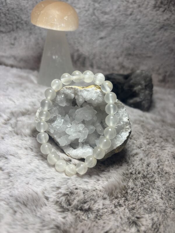 Armband - Seleniet kogel 8 mm