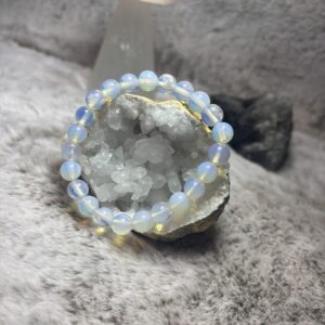 Armband - Opaliet  kogel 8 mm