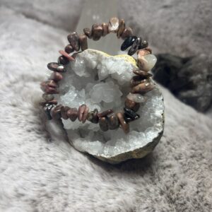 Armband - rhodoniet split